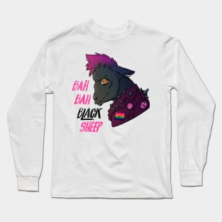 Bah Bah Black Sheep (Full Color) Long Sleeve T-Shirt